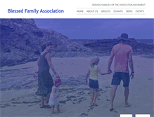 Tablet Screenshot of blessedfamilies.org